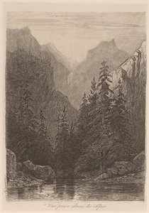 Utsikt tatt i Alpene av Alexandre Calame