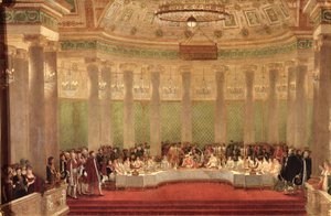 Banketten for ekteskapet til Napoleon Bonaparte (1769-1821) og Marie-Louise de Habsbourg-Lorraine (1791-1847) 1810 av Alexandre Dufay