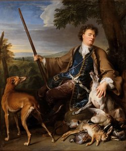 Selvportrett i jaktkjole, ca 1699. av Alexandre Francois Desportes