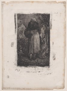 Gammel tiggerkvinne, 1833-38. av Alexandre Gabriel Decamps