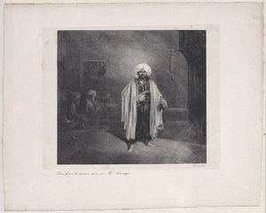 Stående tyrker, 1831. av Alexandre Gabriel Decamps