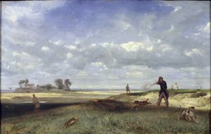 Jakten, 1847 av Alexandre Gabriel Decamps