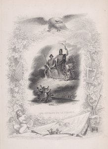 The Children of France, fra The Songs of Béranger, 1829 av Alexandre Gustave Adolphe Levasseur
