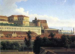 Napoli, Palazzo Reale, ca. 1780 (olje på papir på lerret)