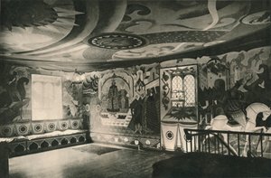 Dekorasjoner i en sal, c1927 av Alexandre Jacovleff