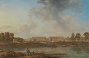 A View of Place Louis XV, ca. 1775-87 (olje på lerret)