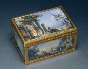 Rektangulær boks, ca. 1840-50 av Alexandre Leferre