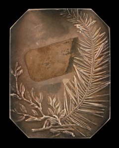 Sammenflettede grener av Laurel og Evergreen [revers], 1897.