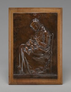 Maternity, eller ung kvinne som ammer et barn, modell 1882.