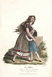 Ballerina Miss Marie Cheza som Jenny i ballett-pantomimen Jenny av Jean-Louis Aumer, Panorama Dramatique