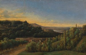 Utsikt over Saint-Cloud, nær Seinen av Alexandre Pau de St. Martin