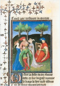 Romanen om Athis og Profilias eller beleiringen av Athen, tidlig på 1400-tallet (pergament) av Alexandre de Bernay