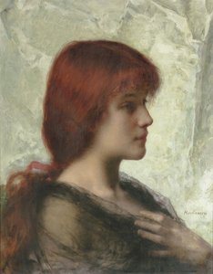 En rødbrun skjønnhet av Alexei Alexevich Harlamoff