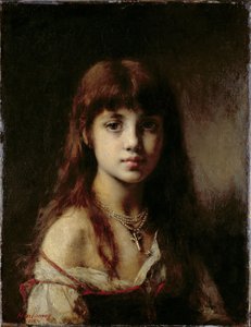 Kunstnerens datter, 1884 (se også 65310)