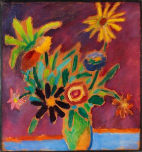 Fargerike blomster, 1915. av Alexei Javlensky von