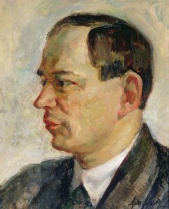 Portrett av Vissarion Shebalin (1902-63) 1933 (olje på lerret) av Alexei Nikolayevich Arzhenikov