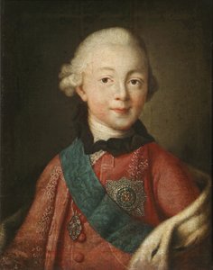 Portrett av storhertug Pavel Petrovich 1754-1801, 1765