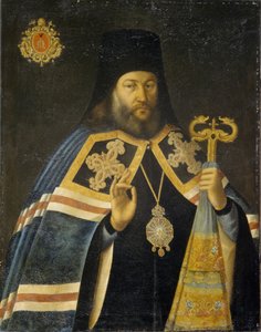 Theodosius Yankovsky, erkebiskop av St. Petersburg og Prior av Alexander Nevsky-klosteret, 1770-tallet av Alexei Petrovich Antropov