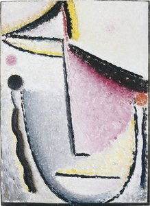 Abstrakt hode: ettertenksom, 1929-1930 av Alexej von Jawlensky