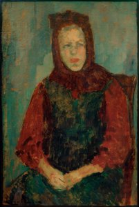 Bondepike med panser av Alexej von Jawlensky