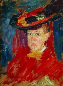 Portrett av Marianne von Werefkin. Rundt 1906 av Alexej von Jawlensky
