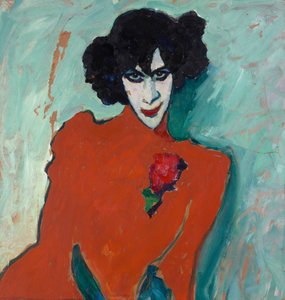 Portrett av danseren Alexander Sacharoff av Alexej von Jawlensky