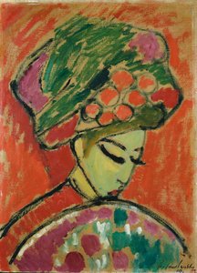 Jente i turban av Alexej von Jawlensky