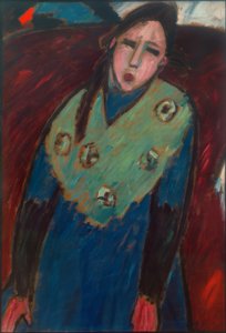 Jente med grønn stol av Alexej von Jawlensky