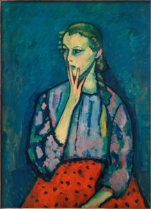 Portrett av en jente, 1909 av Alexej von Jawlensky