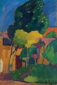 Murnau, 1908 av Alexej von Jawlensky