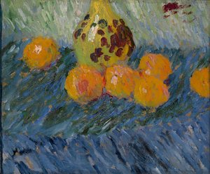 Stilleben med appelsiner av Alexej von Jawlensky