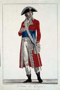 A Prefet in Red Costume Engraving av Alexis Chataignier (1772-1817) av Alexis Chataigner