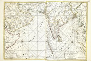 Kart over Afrika, Arabia og India
