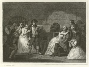 De dømtes kall (gravering) av Alfred (after) Johannot