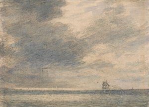 Kveld på sjøen av Alfred Abram Constable