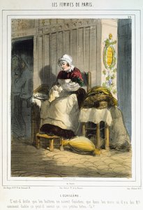 Oyster-selgeren, fra The Women of Paris, 1841-42