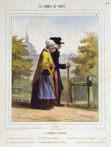The Woman of the Invalides, fra The Women of Paris, 1841-42 av Alfred Andre Geniole