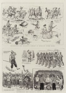 Feirer Hennes Majestets jubileum av Alfred Chantrey Corbould