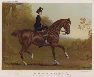 Skal til cover (farge litho) av Alfred Chantrey Corbould