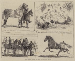 Hesteshowet i Alexandraparken av Alfred Chantrey Corbould