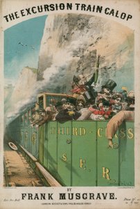 Musikalsk partitur: The Excursion Train Galop av Frank Musgrave