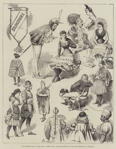 Fancy-Dress Ball i Royal Albert Hall, til fordel for Bolingbroke Pay Hospital