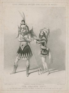 Alfred Crowquill skisser fra Julliens bal maske: Den sjalu djevelen