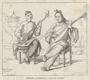 Kinesiske herrer spiller bane av Alfred Crowquill