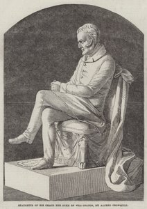 Statuett av Hans nåde, hertugen av Wellington av Alfred Crowquill