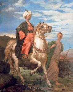 Ridende orientalsk prins av Alfred Dedreux