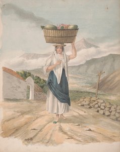 Kvinnelig huckster fra Port Orotava av Alfred Diston