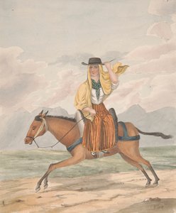 Tenerife - kvinne fra Tacoronte av Alfred Diston