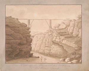 Utsikt i Barranco de Martianez, Port Orotava, Tenerife, sørover