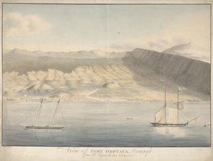 Utsikt over Port Orotava, Tenerife, fra El Limpio de Las Calaveras av Alfred Diston